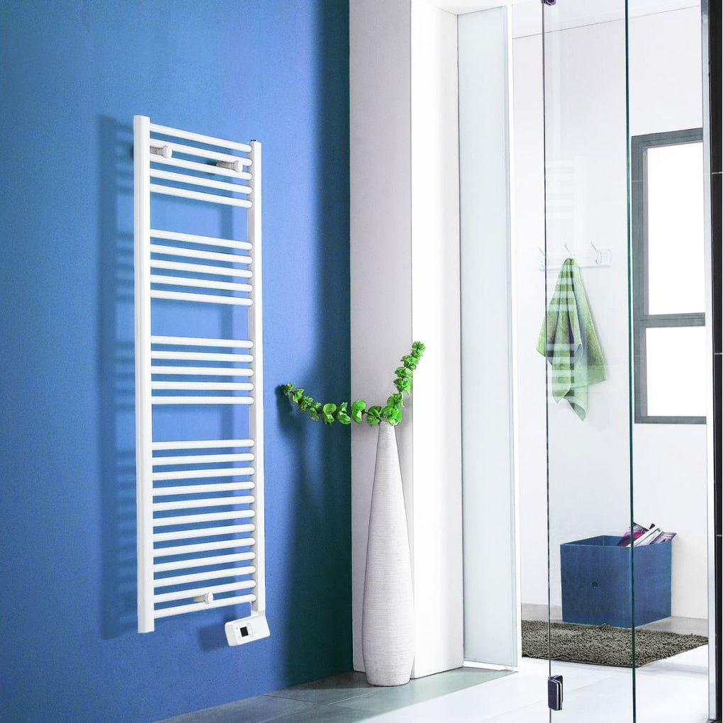 Theola Electric Heated Towel Rail White
