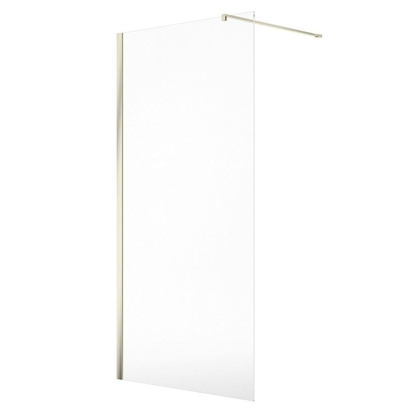 Aspect 8mm Brushed Nickel Wetroom Glass Panel