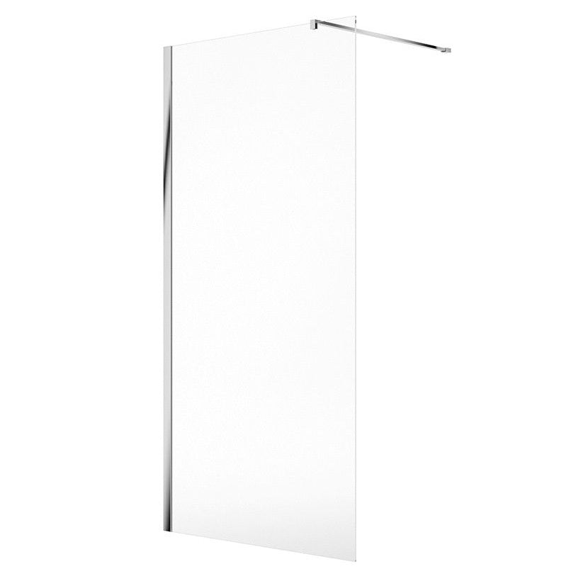 Aspect 8mm Chrome Wetroom Glass Panel