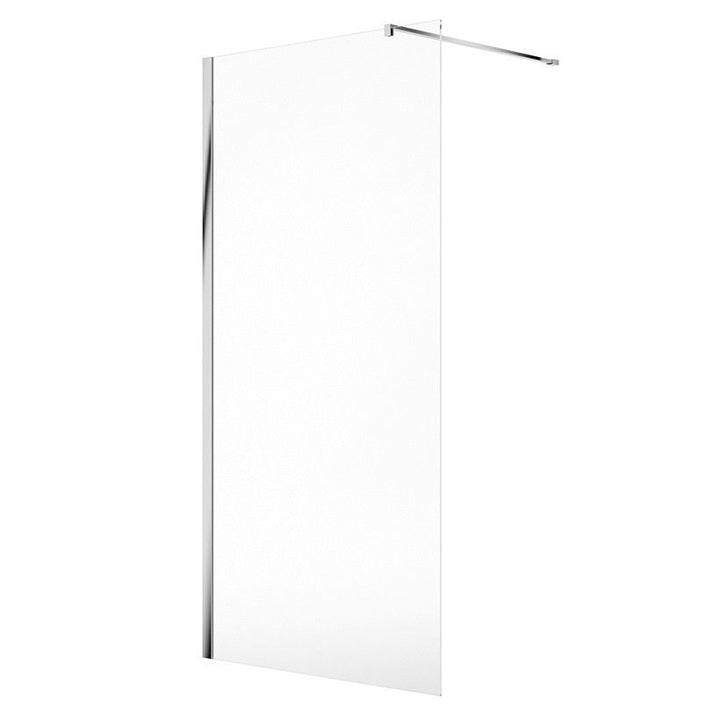 Velora 8mm Chrome Wetroom Glass Panel