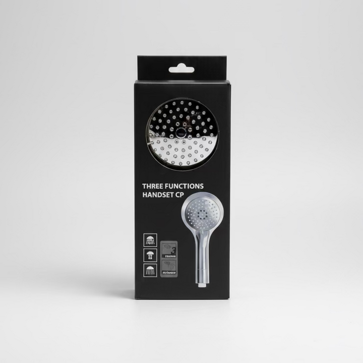 Three Functions Shower Head - Chrome