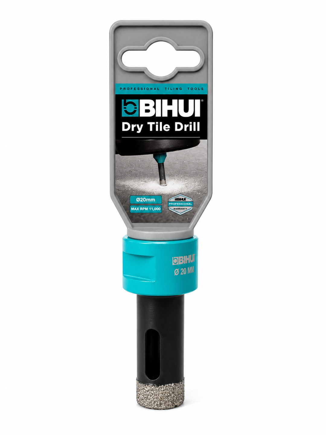 Bihui 20mm Vacuum-Brazed Diamond Dry Drill Bit