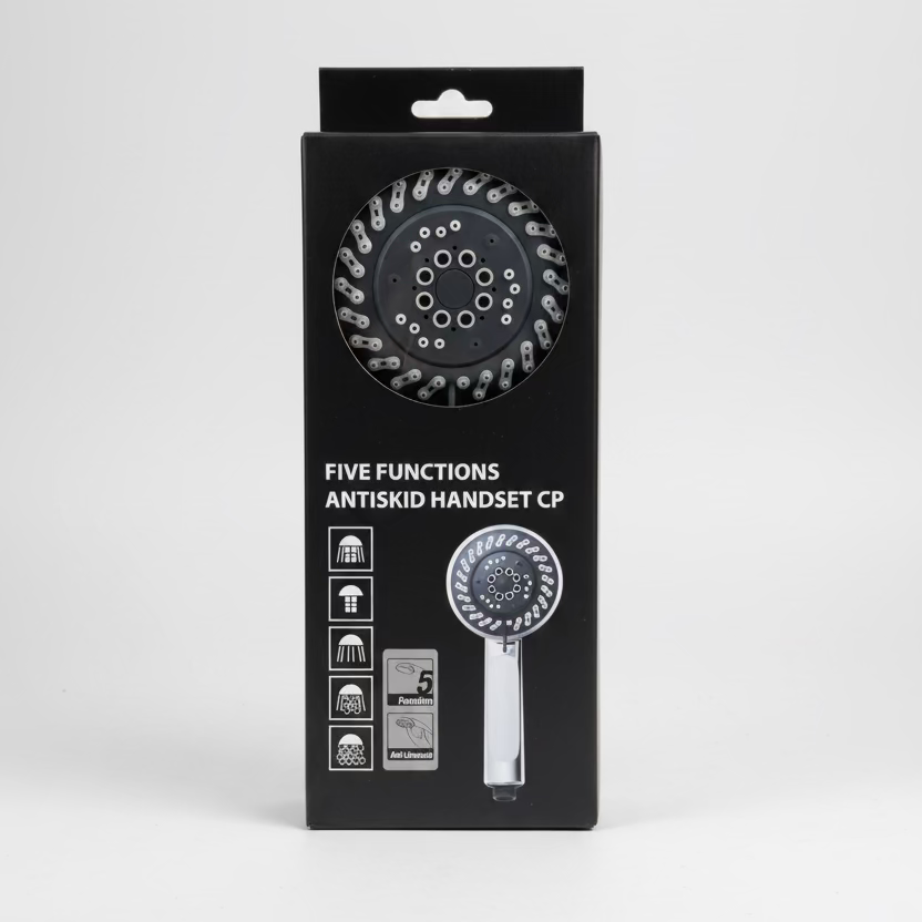 Five Functions Antiskid Shower Head