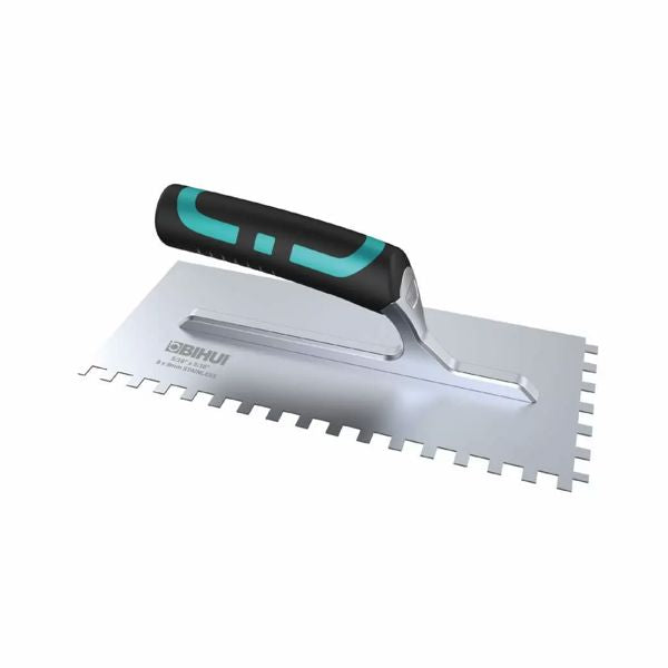Bihui 6mm Square Notch Pro Stainless Steel Trowel