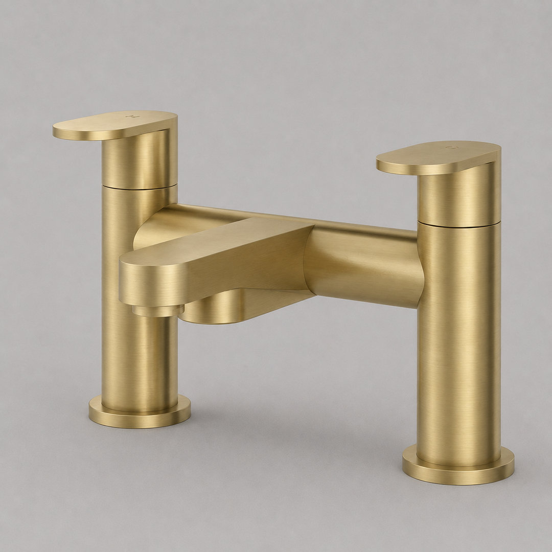 Bryant Dual Lever Bath Filler Tap – Brushed Brass