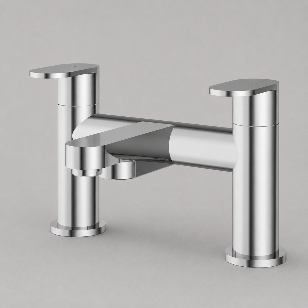 Bryant Dual Lever Bath Filler Tap - Polished Chrome