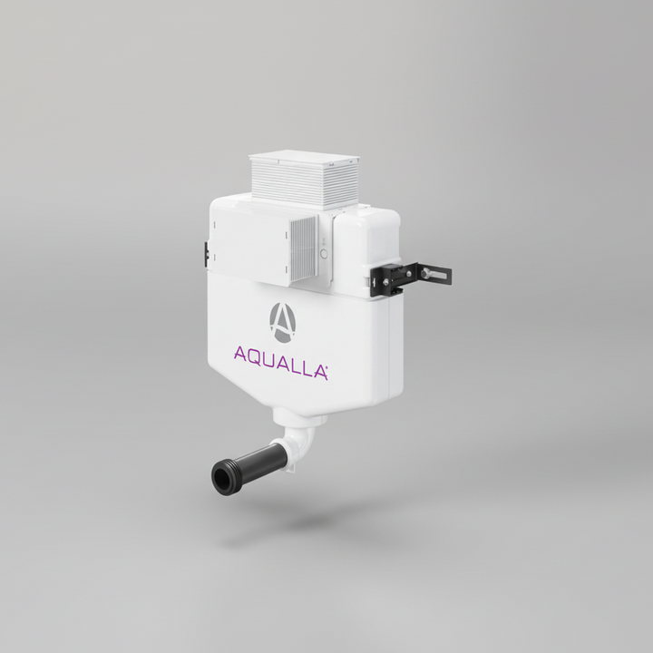 Aqualla Concealed Frameless Cistern - Compact Height (Front or Top Flush)