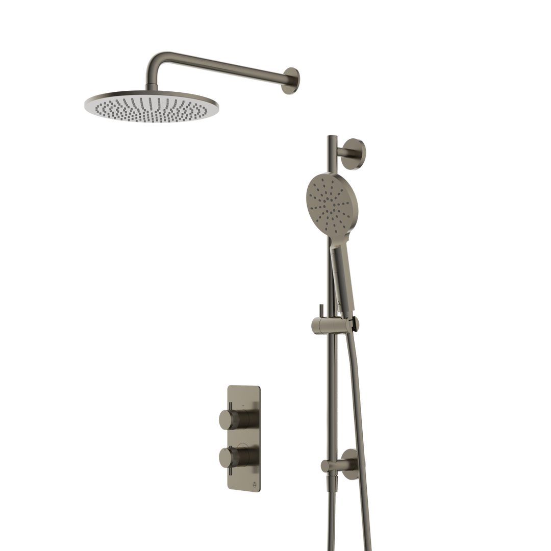 Aqualla - Kyloe Glide Concealed Shower (Gunmetal Grey)