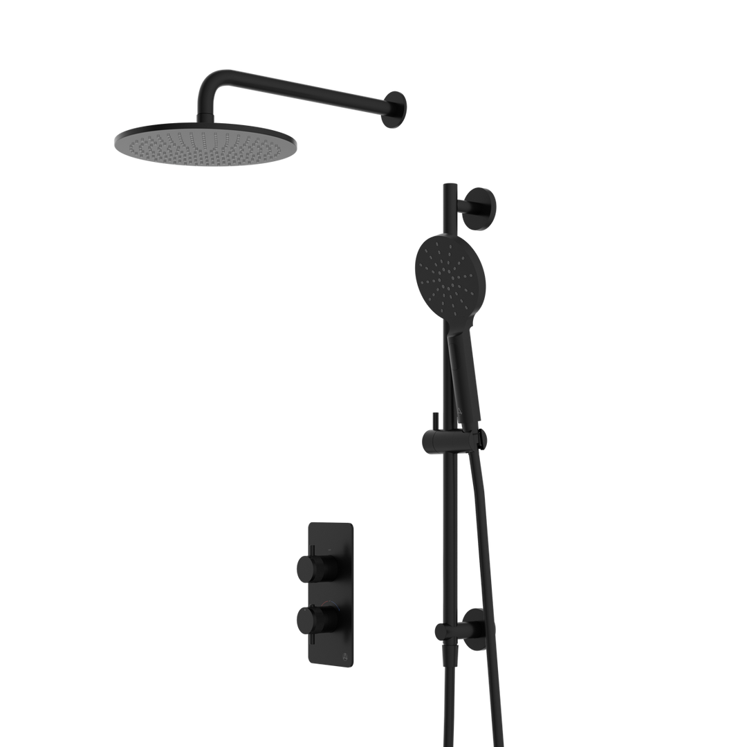 Aqualla - Kyloe Glide Concealed Shower (Matt Black)