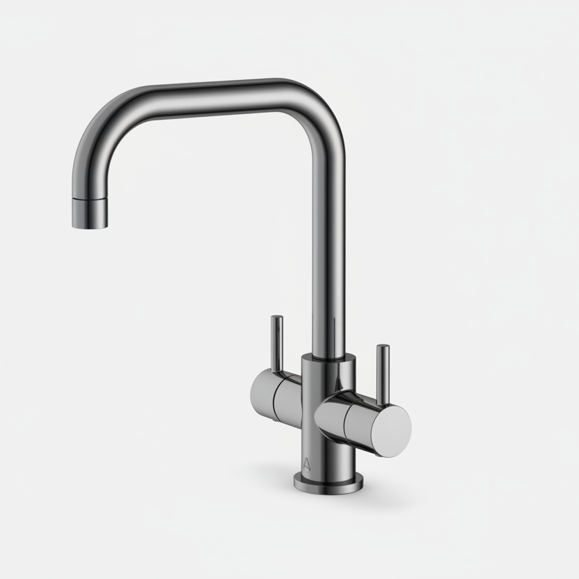 Nina Dual Lever Kitchen Mixer Tap (Multiple Colours)