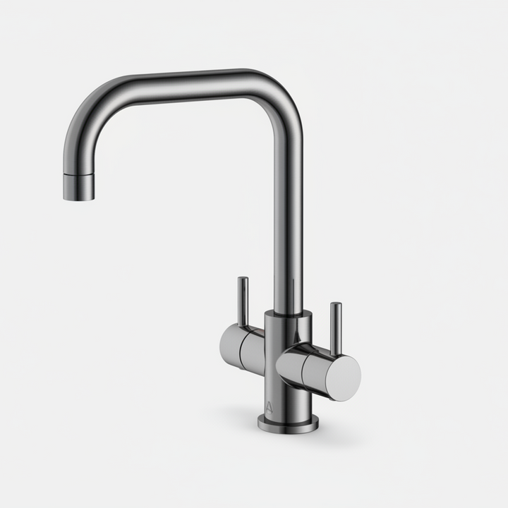 Nina Dual Lever Kitchen Mixer Tap (Multiple Colours)
