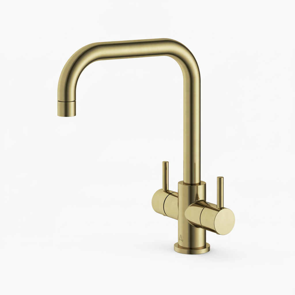 Nina Dual Lever Kitchen Mixer Tap (Multiple Colours)