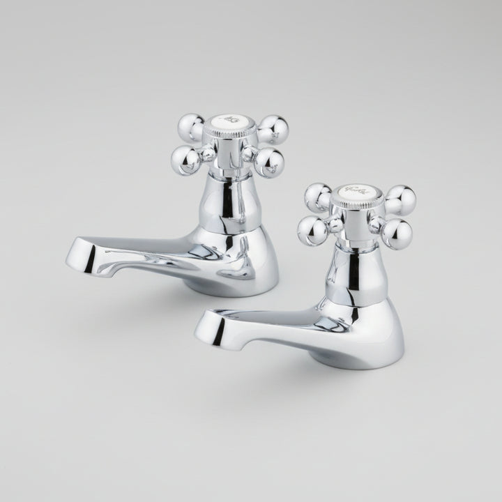 Adare Traditional Bath Taps Pair (Chrome)