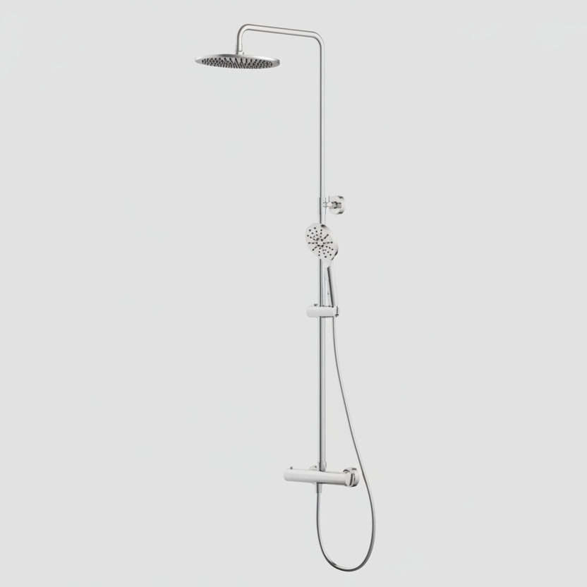 Aqualla Design Dual Drench Thermostatic Shower (Multiple Colours)