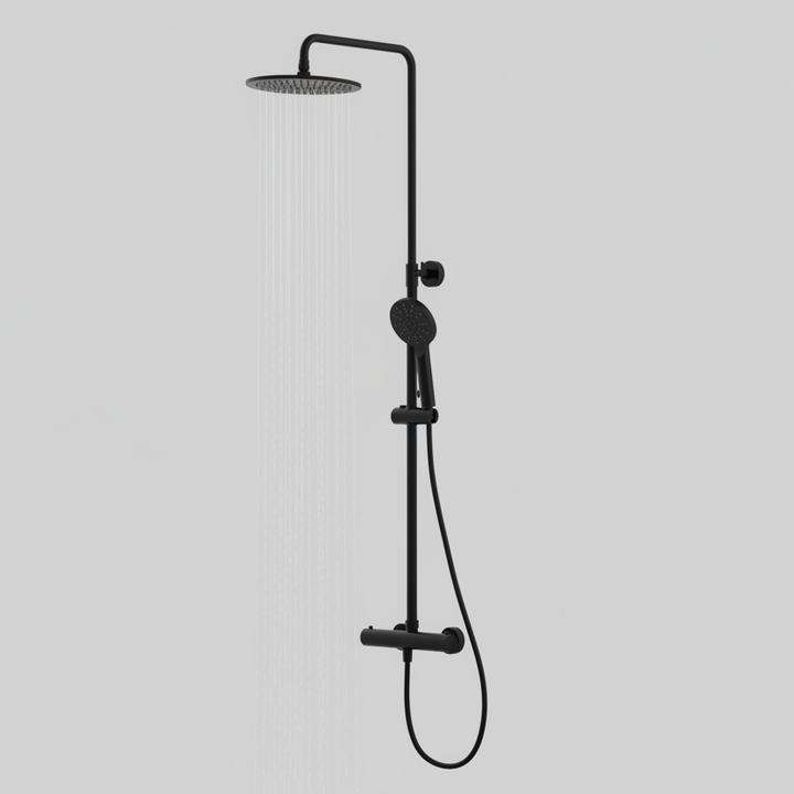 Aqualla Design Dual Drench Thermostatic Shower (Multiple Colours)