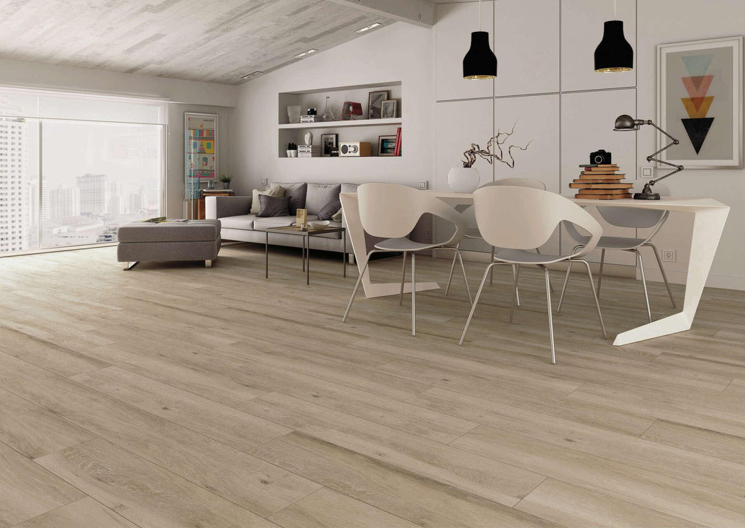 Pecan Atelier Beige Wood Effect Tile – 22 x 119cm (Sqy)