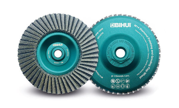 Bihui 4.5" (115mm) Diamond Polishing and Grinding Flap Wheel