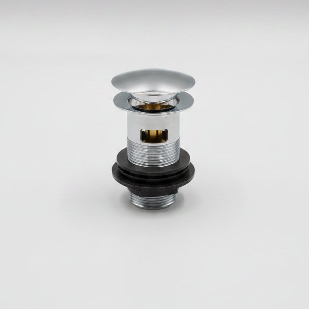 Basin Waste 32mm Slotted Mushroom Chrome