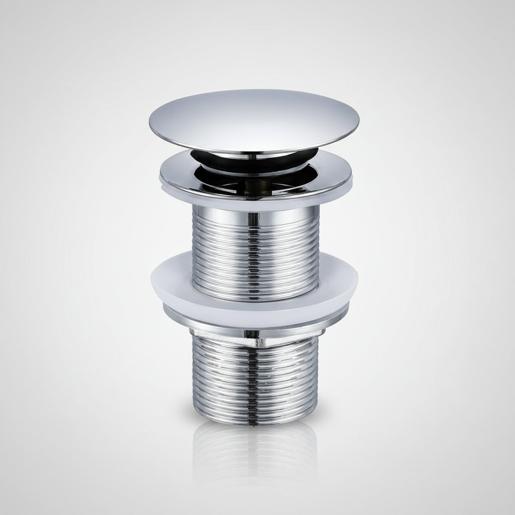 Basin Waste 32mm Unslotted Mushroom Chrome