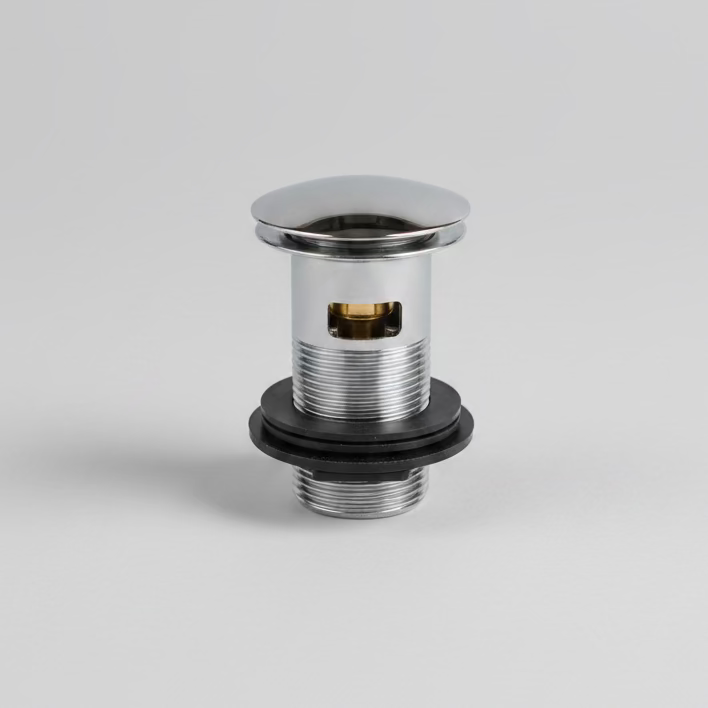 Basin Waste 32mm Slotted Mushroom Chrome