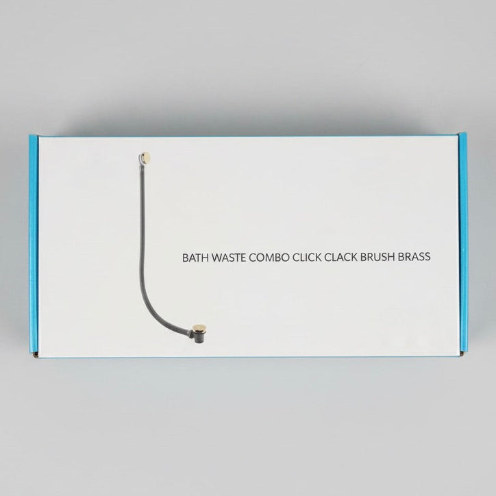 Bath Waste Combo Click Clack Brushed Brass