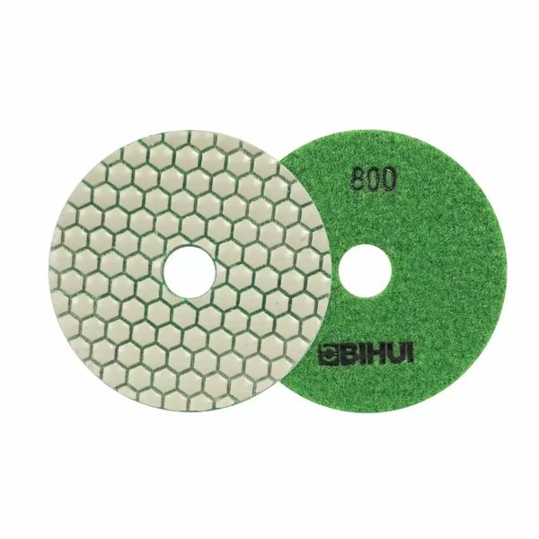Bihui 4" (100mm) Dry Diamond Polishing Pad - 800 Grit