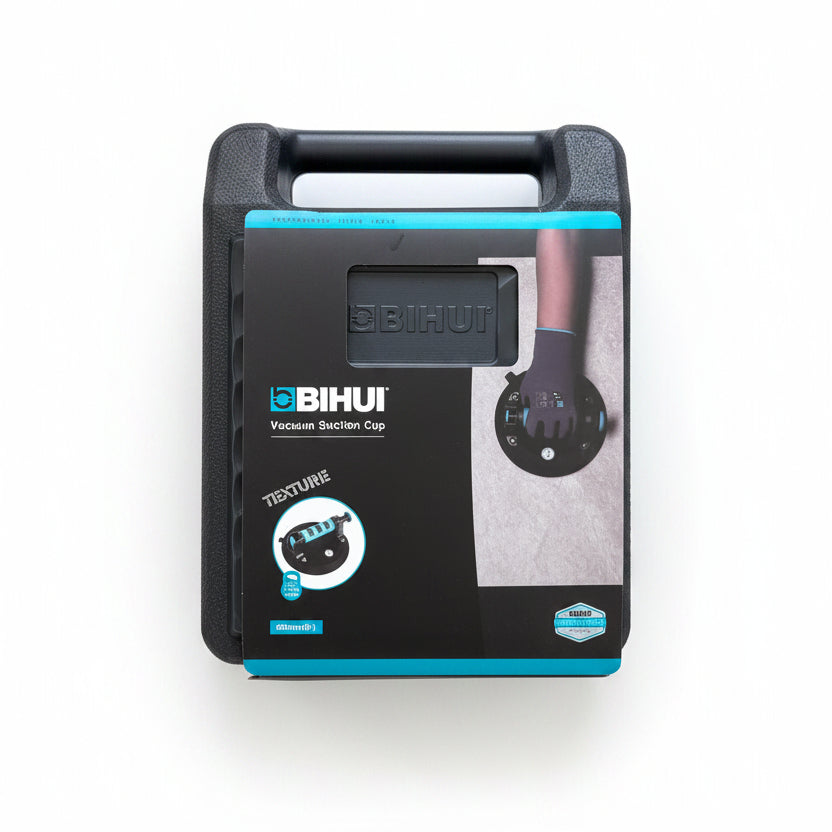 Bihui 8 Inch Vacuum Pump Suction Cup with Pressure Gauge – 110kg Capacity