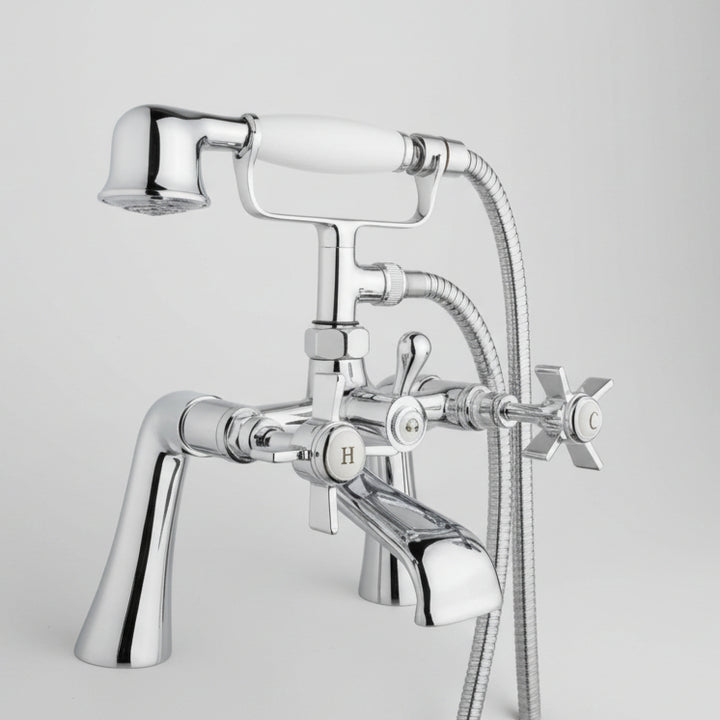Cashel Traditional Bath Shower Mixer (Chrome)