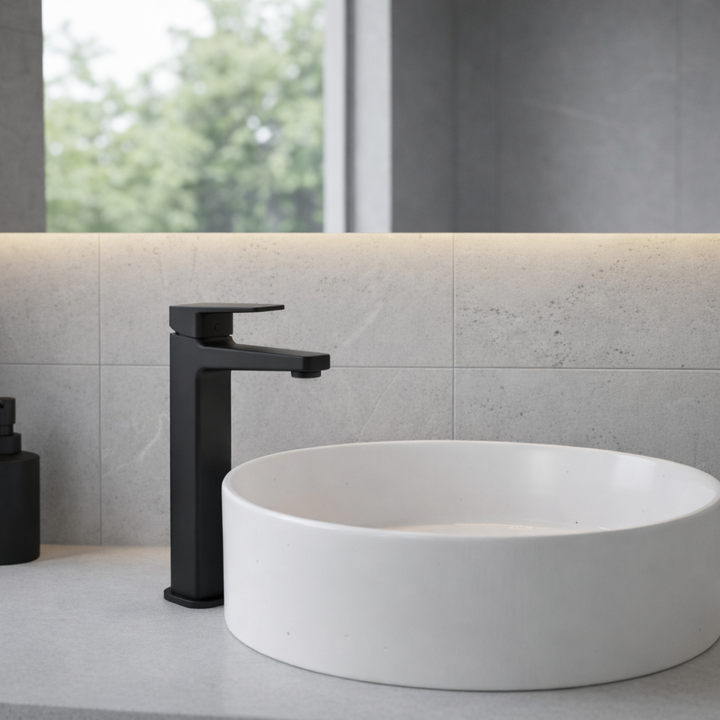 Ideal Standard Ceraplan Tall Basin Mixer - Silk Black