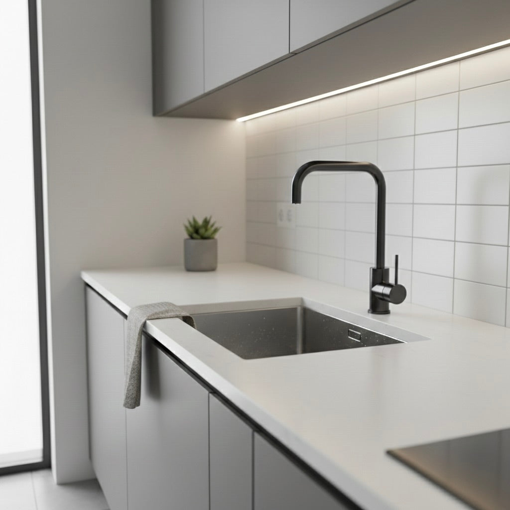 Cove Single Lever Kitchen Mixer Tap (Multiple Colours)