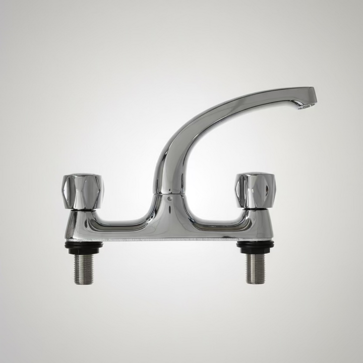 Crown Deck Kitchen Sink Mixer Tap - Chrome