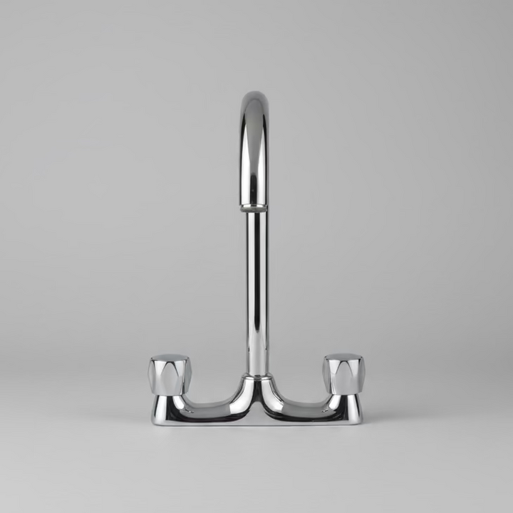 Crown High Spout Dual Control Kitchen Sink Mixer Tap – Chrome