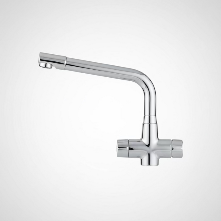 Cruciform Mono Bloc Kitchen Sink Mixer Tap – Chrome
