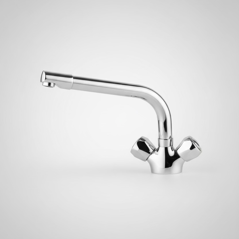 Eirline Dual Flow Kitchen Sink Mixer Tap - Chrome