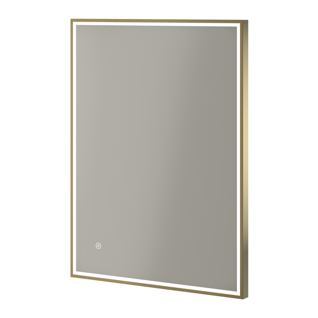 Aqualla - Fuse Frame Mirror (Brushed Brass)