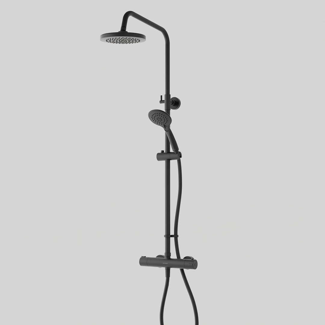 Aqualisa Dual Shower Round Head (Matt Black)