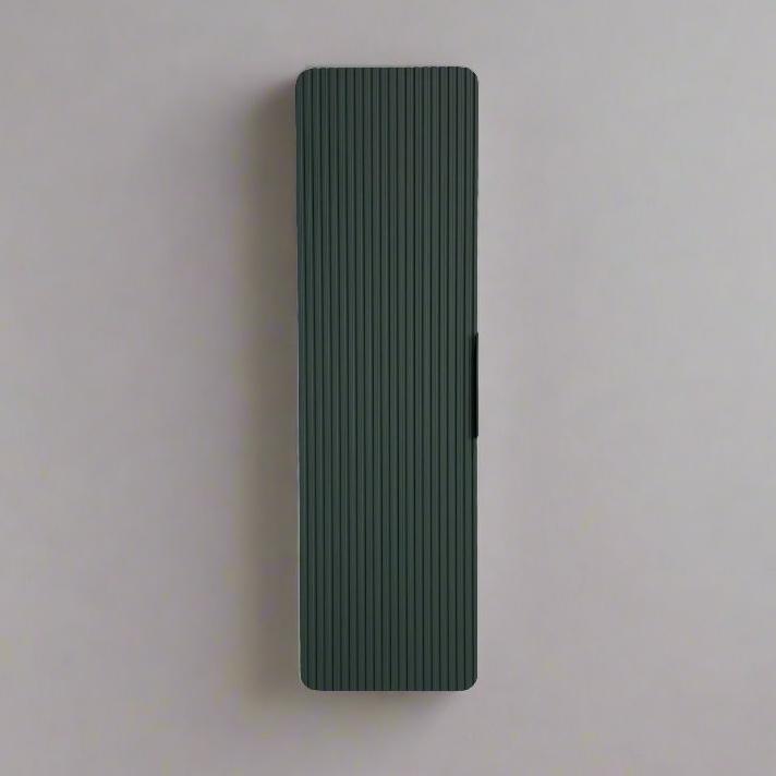 Pedro Tall Wall Hung Storage Unit in Green