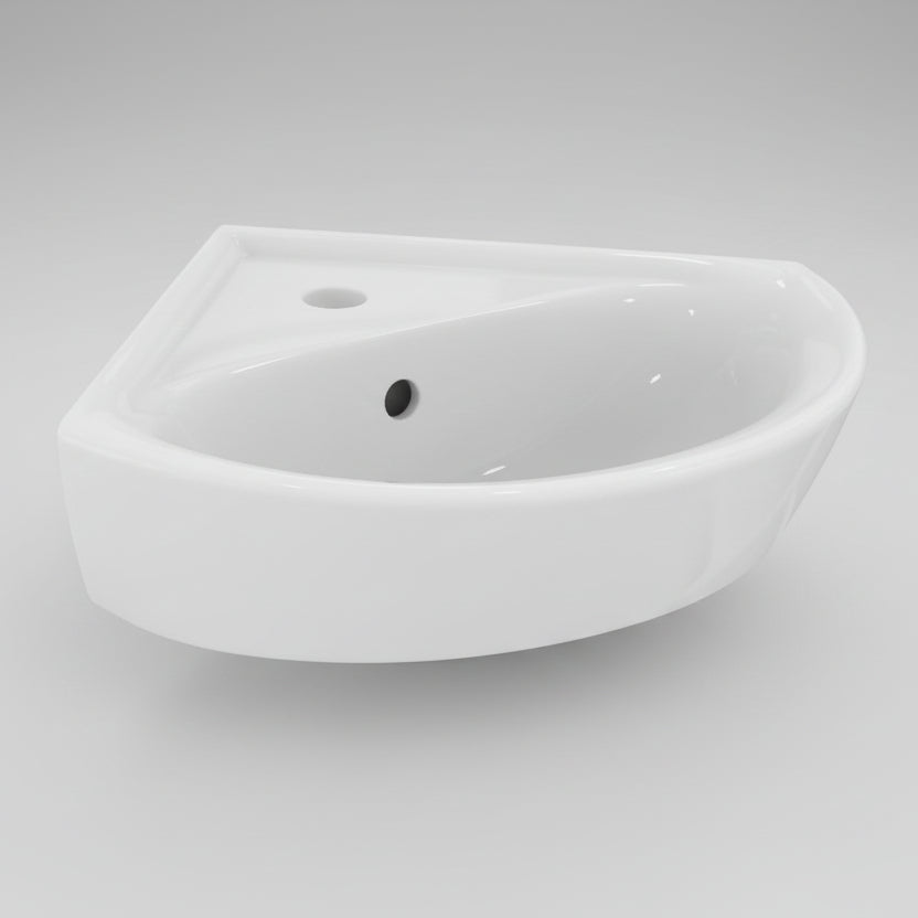 Ideal Standard Sandringham 21 1-Taphole Corner Basin (48cm)
