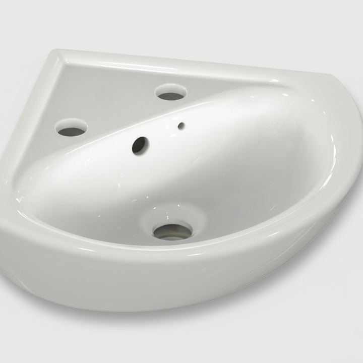 Ideal Standard Sandringham 21 2-Taphole Corner Basin (48cm)
