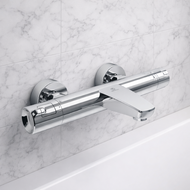 Ideal Standard Ceratherm T50 Wall-Mounted Bath Mixer - Chrome