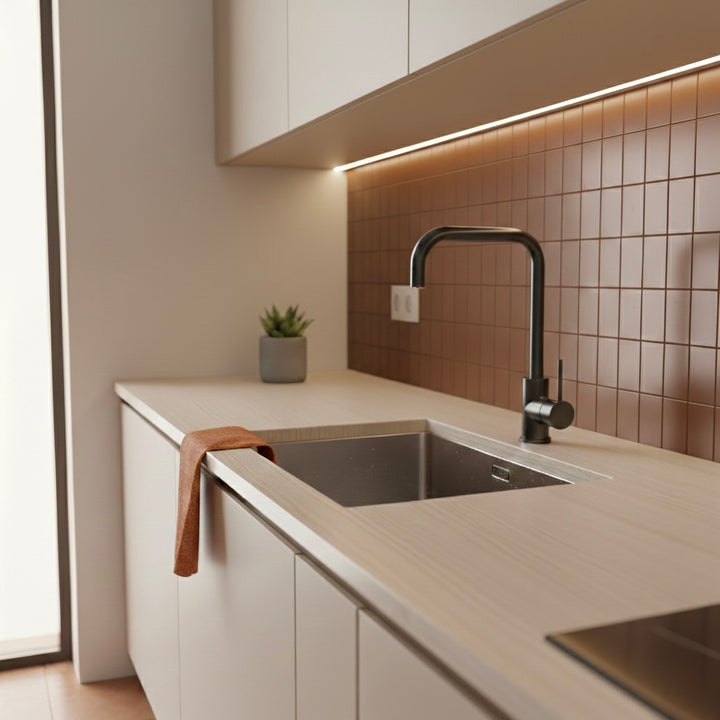 Nina Dual Lever Kitchen Mixer Tap (Multiple Colours)