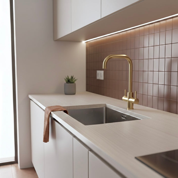 Nina Dual Lever Kitchen Mixer Tap (Multiple Colours)