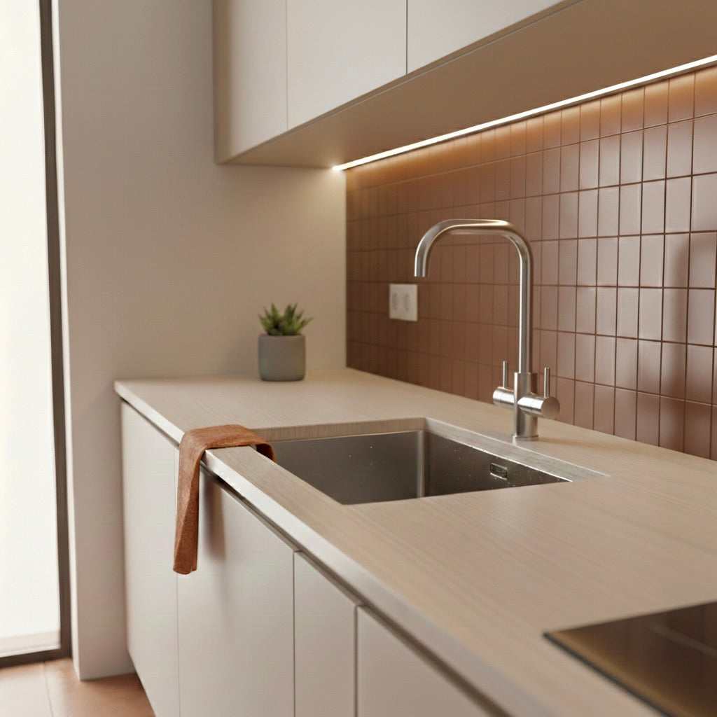 Nina Dual Lever Kitchen Mixer Tap (Multiple Colours)