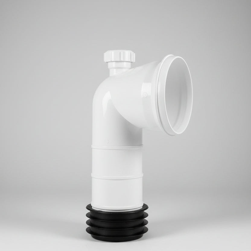 90-Degree Pan Connector (c/w 32mm inlet)