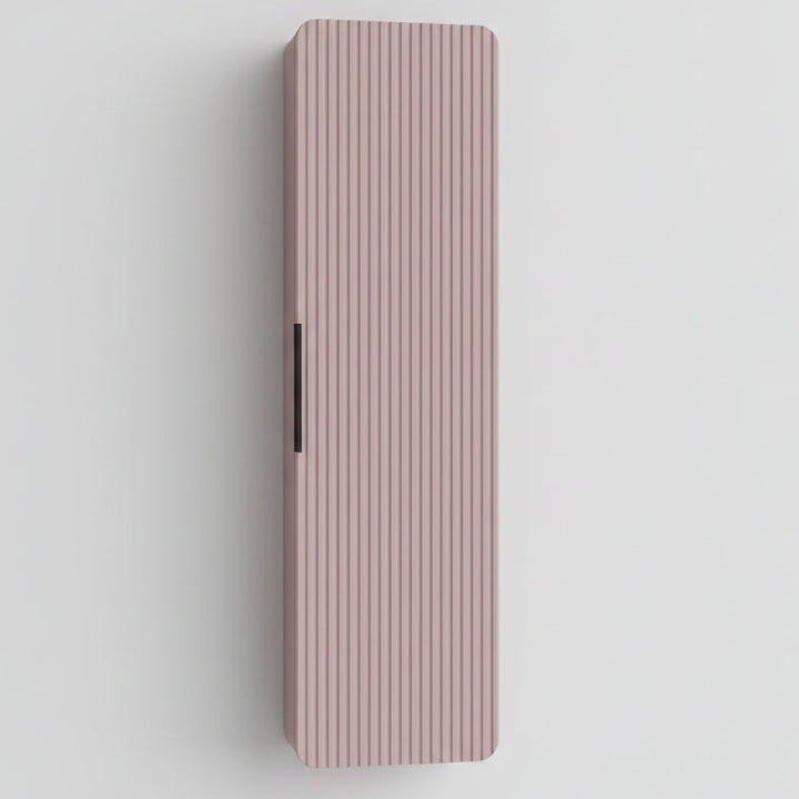 Pedro Tall Wall Hung Storage Unit in Pink