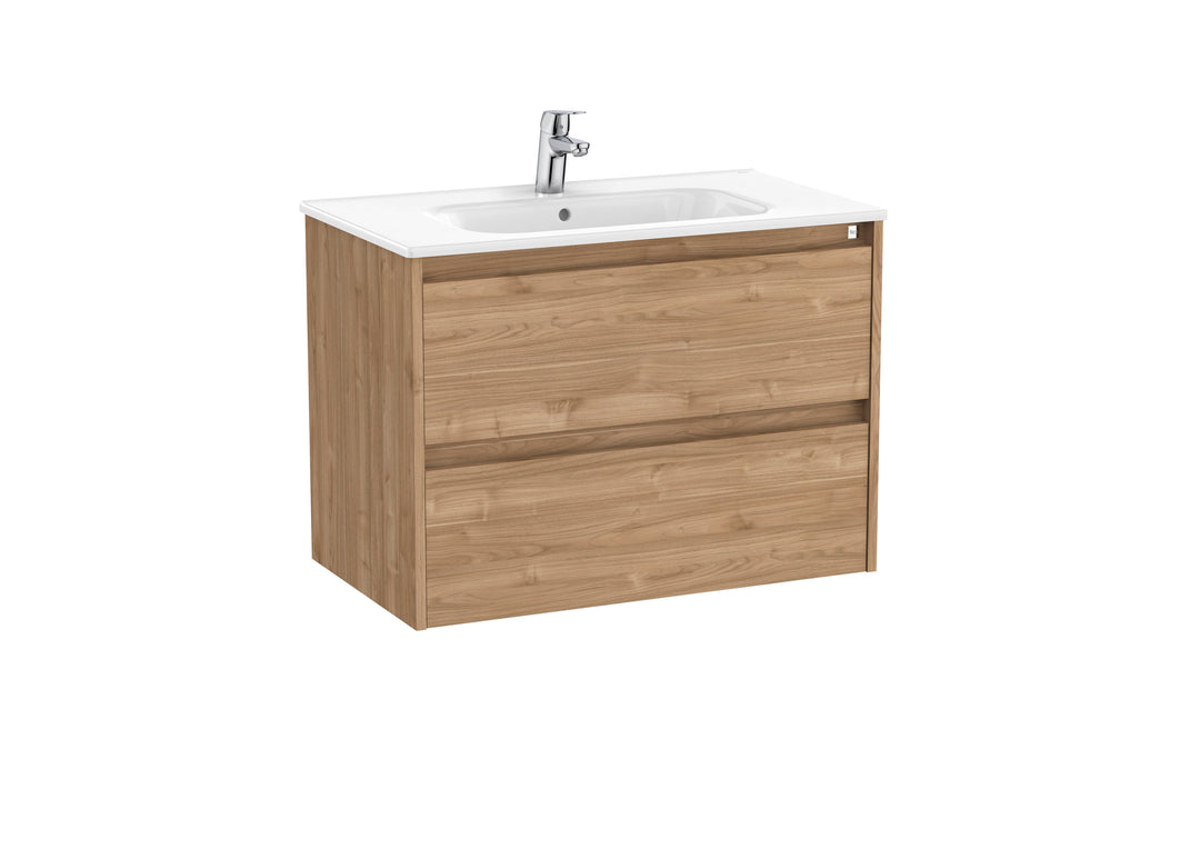 Roca Tenet Walnut Vanity Unit & Basin