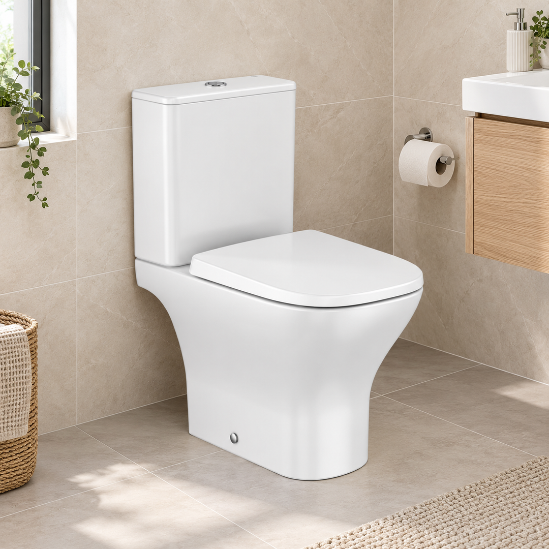 Roca Optica Open-Back Close-Coupled Toilet