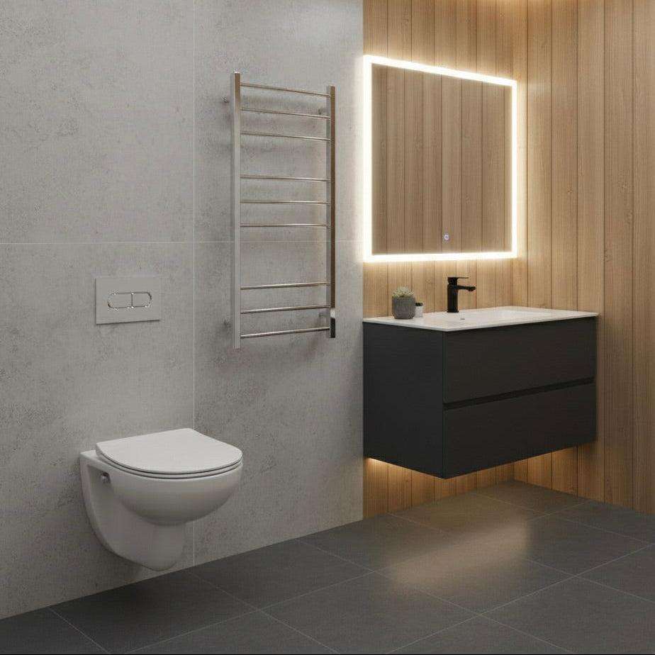 Roca Victoria Wall Hung Rimless Toilet & 820mm Duplo Frame Value Pack