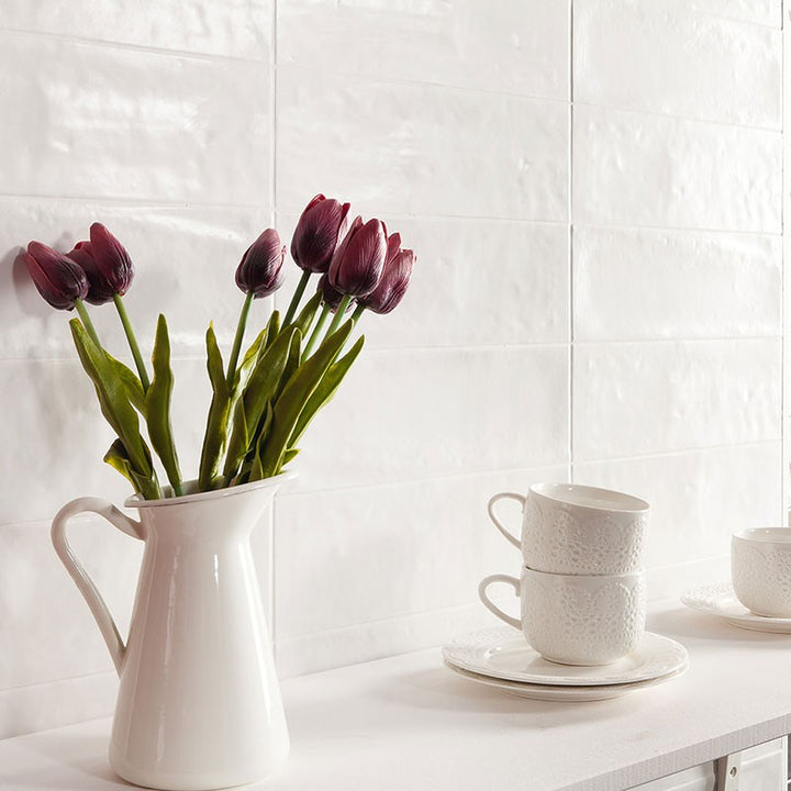 Rustico Hueso Brillo Ceramic Wall Tile 10*30 (Sqy)