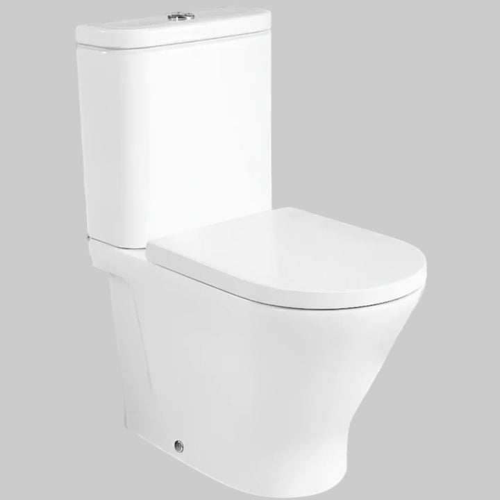 Roca Gap Comfort Height Round Rimless Fully Shrouded Toilet